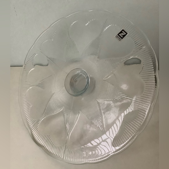 ❤️New Vintage Glass Pedestal Cake Stand ❤️ - Picture 2 of 6